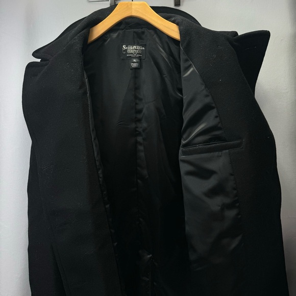 Schott Perfecto 100% Wool Melton Peacoat STYLE: 764 - Picture 6 of 9